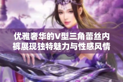 优雅奢华的V型三角蕾丝内裤展现独特魅力与性感风情