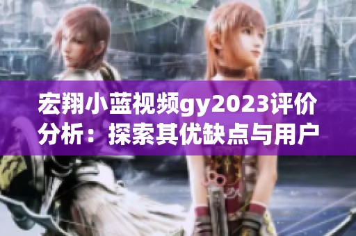 宏翔小蓝视频gy2023评价分析：探索其优缺点与用户反馈