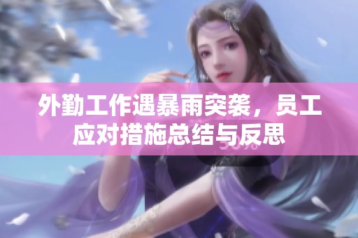 外勤工作遇暴雨突袭，员工应对措施总结与反思