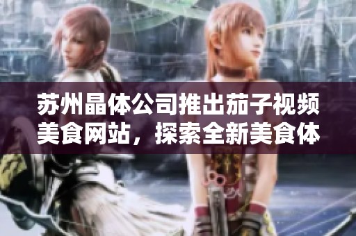 苏州晶体公司推出茄子视频美食网站，探索全新美食体验