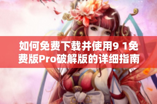 如何免费下载并使用9 1免费版Pro破解版的详细指南