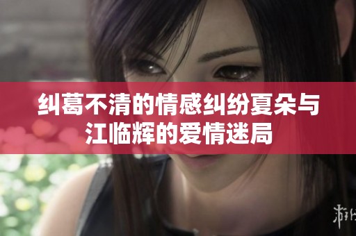 纠葛不清的情感纠纷夏朵与江临辉的爱情迷局