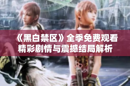 《黑白禁区》全季免费观看精彩剧情与震撼结局解析
