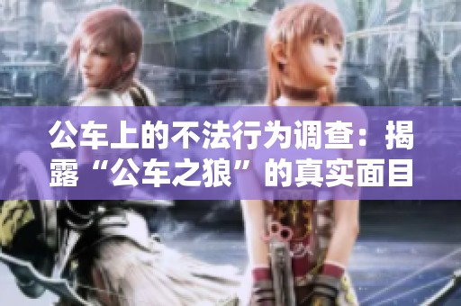 公车上的不法行为调查：揭露“公车之狼”的真实面目