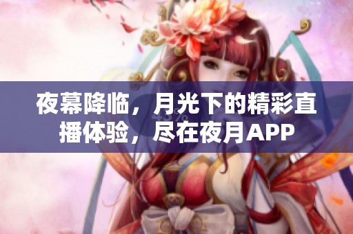 夜幕降临，月光下的精彩直播体验，尽在夜月APP