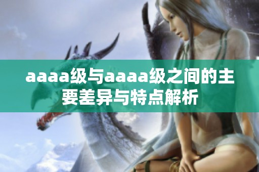 aaaa级与aaaa级之间的主要差异与特点解析
