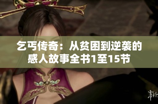 乞丐传奇：从贫困到逆袭的感人故事全书1至15节