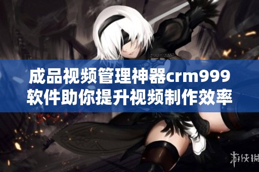 成品视频管理神器crm999软件助你提升视频制作效率与品质