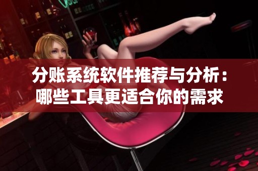 分账系统软件推荐与分析：哪些工具更适合你的需求