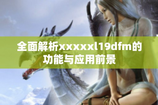 全面解析xxxxxl19dfm的功能与应用前景