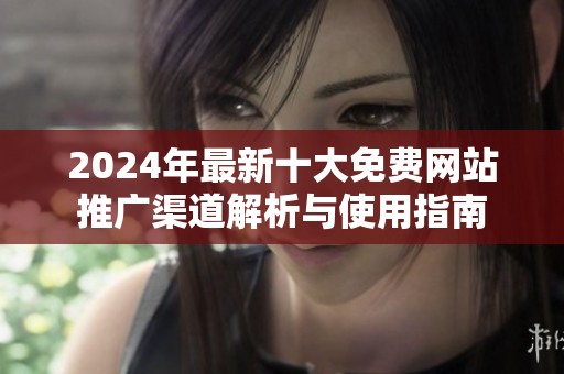 2024年最新十大免费网站推广渠道解析与使用指南