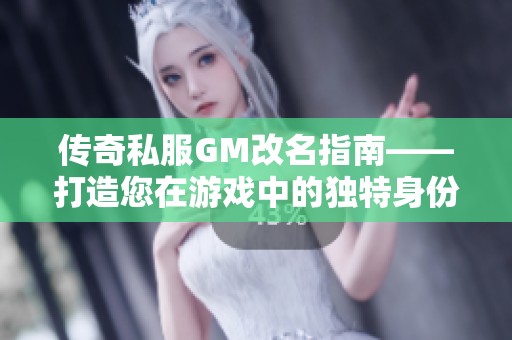 传奇私服GM改名指南——打造您在游戏中的独特身份标识