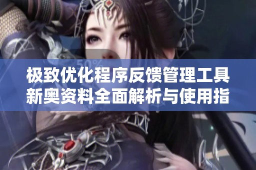 极致优化程序反馈管理工具新奥资料全面解析与使用指南