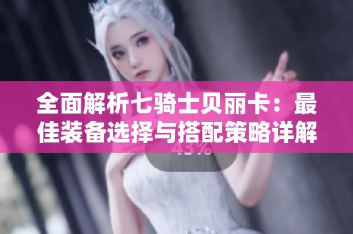 全面解析七骑士贝丽卡：最佳装备选择与搭配策略详解