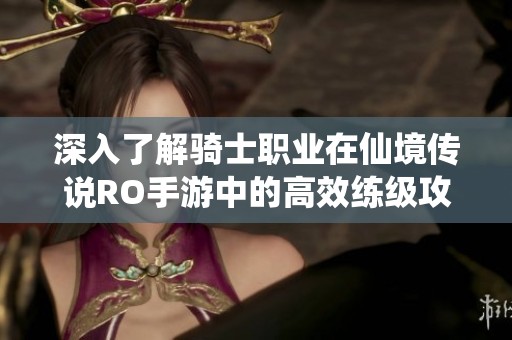 深入了解骑士职业在仙境传说RO手游中的高效练级攻略与技巧分享