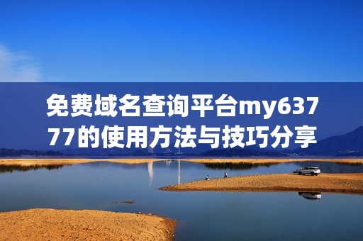 免费域名查询平台my63777的使用方法与技巧分享