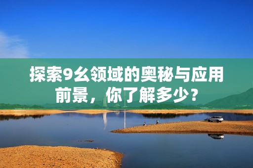 探索9幺领域的奥秘与应用前景，你了解多少？