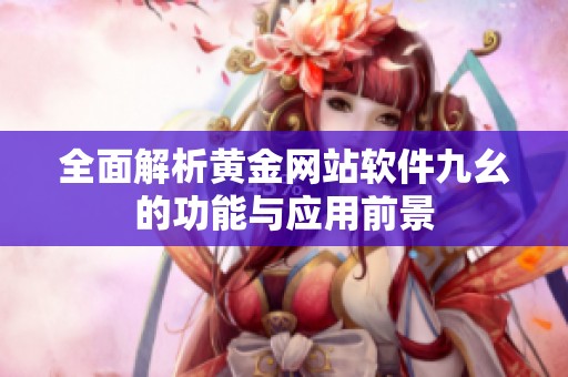 全面解析黄金网站软件九幺的功能与应用前景
