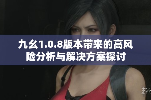 九幺1.0.8版本带来的高风险分析与解决方案探讨