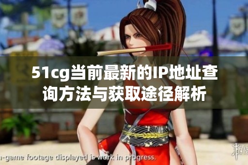 51cg当前最新的IP地址查询方法与获取途径解析