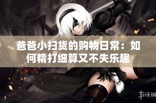 爸爸小扫货的购物日常：如何精打细算又不失乐趣