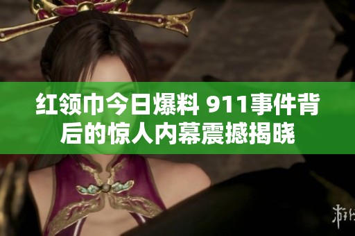 红领巾今日爆料 911事件背后的惊人内幕震撼揭晓