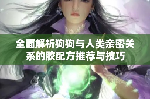 全面解析狗狗与人类亲密关系的胶配方推荐与技巧