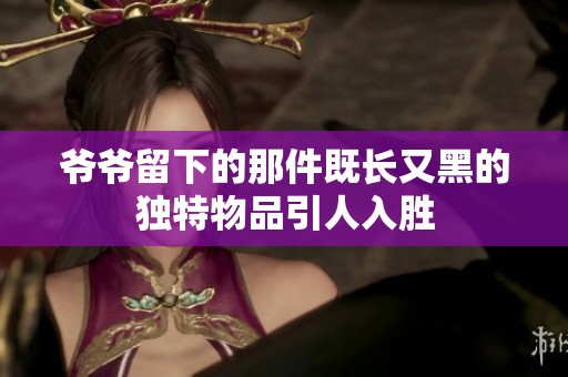 爷爷留下的那件既长又黑的独特物品引人入胜