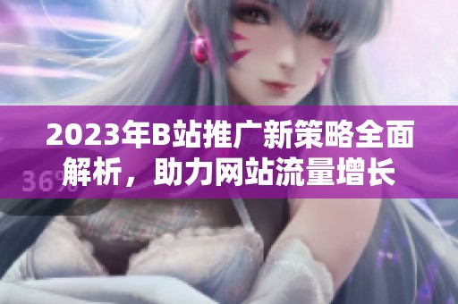 2023年B站推广新策略全面解析，助力网站流量增长