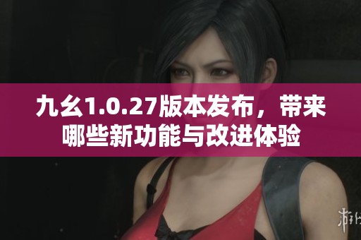 九幺1.0.27版本发布，带来哪些新功能与改进体验