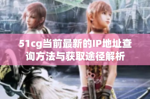 51cg当前最新的IP地址查询方法与获取途径解析