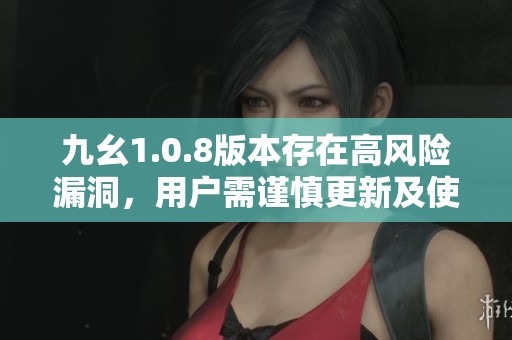 九幺1.0.8版本存在高风险漏洞，用户需谨慎更新及使用