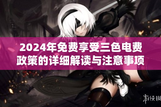 2024年免费享受三色电费政策的详细解读与注意事项