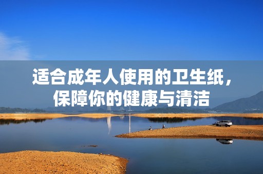 适合成年人使用的卫生纸，保障你的健康与清洁