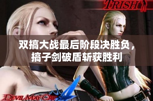 双搞大战最后阶段决胜负，搞子剑破盾斩获胜利