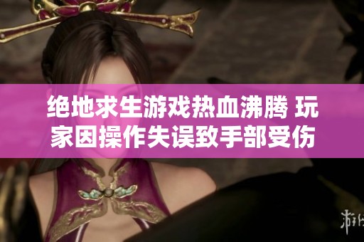绝地求生游戏热血沸腾 玩家因操作失误致手部受伤