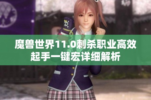 魔兽世界11.0刺杀职业高效起手一键宏详细解析