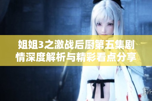 姐姐3之激战后厨第五集剧情深度解析与精彩看点分享