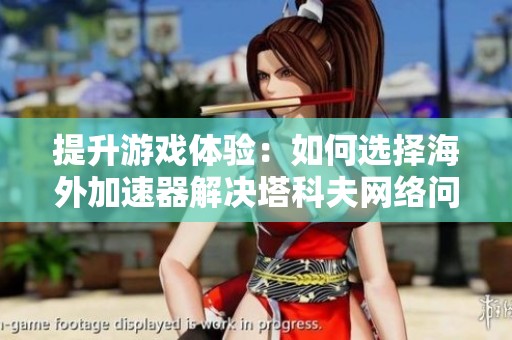 提升游戏体验：如何选择海外加速器解决塔科夫网络问题