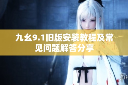 九幺9.1旧版安装教程及常见问题解答分享