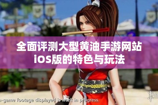 全面评测大型黄油手游网站iOS版的特色与玩法
