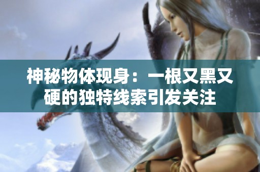 神秘物体现身：一根又黑又硬的独特线索引发关注
