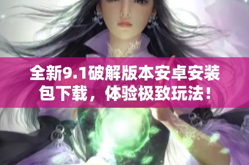 全新9.1破解版本安卓安装包下载，体验极致玩法！