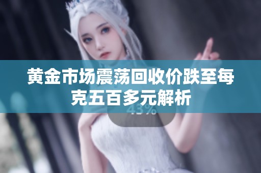 黄金市场震荡回收价跌至每克五百多元解析