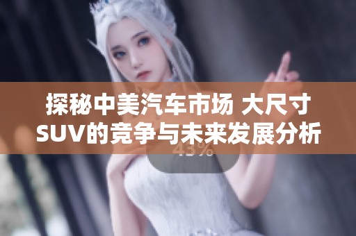 探秘中美汽车市场 大尺寸SUV的竞争与未来发展分析