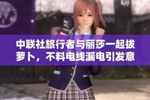 中联社旅行者与丽莎一起拔萝卜，不料电线漏电引发意外趣事