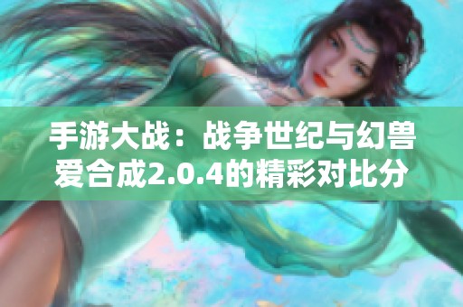 手游大战：战争世纪与幻兽爱合成2.0.4的精彩对比分析