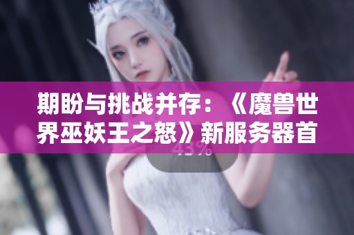 期盼与挑战并存：《魔兽世界巫妖王之怒》新服务器首测精彩揭幕