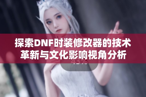 探索DNF时装修改器的技术革新与文化影响视角分析