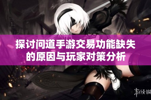 探讨问道手游交易功能缺失的原因与玩家对策分析